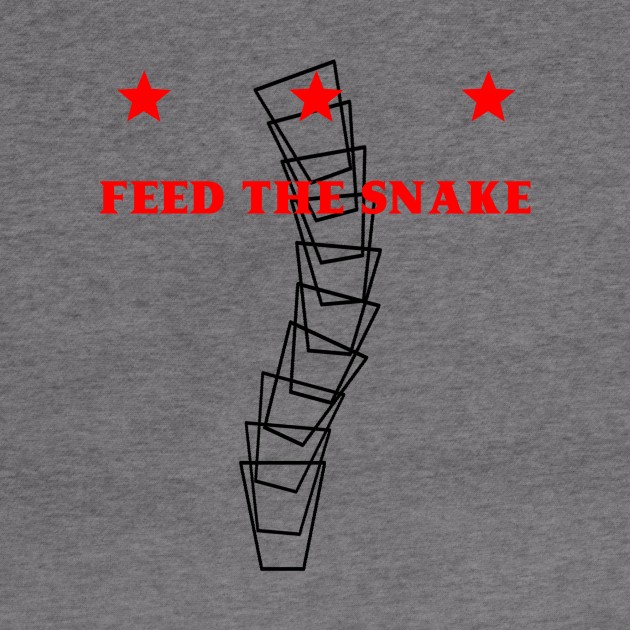 feed the snake (black red text) by branfordia